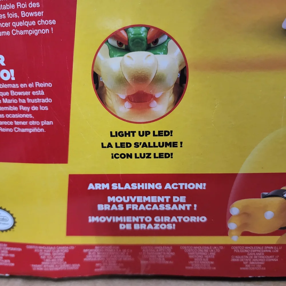 Super Mario Big Bad Bowser Action Figure NEW - Picture 13 of 16